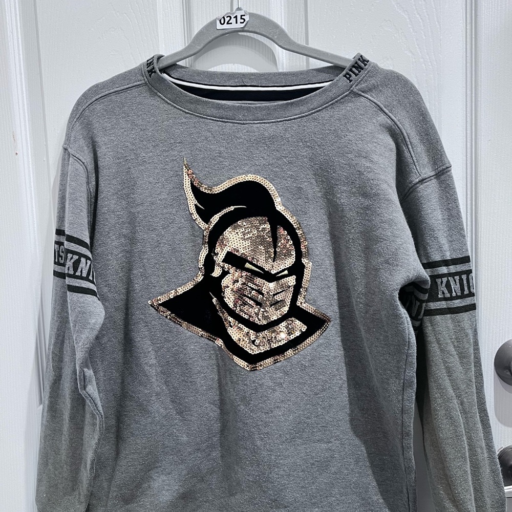 UFC WOMENS XS PULLOVER SWEATSHIRT BY VICTORIAS SECRET PINK